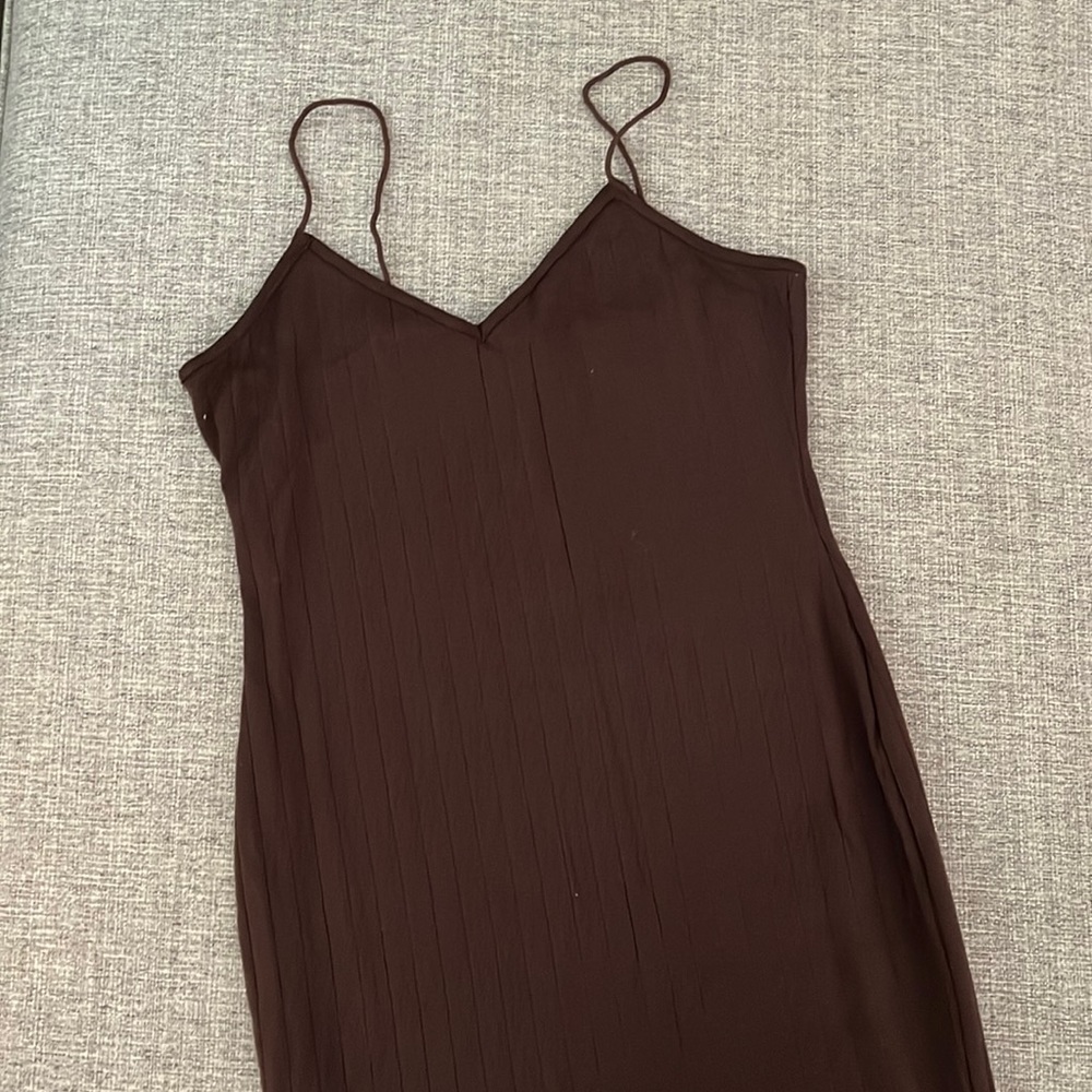 Brown Midi Dress